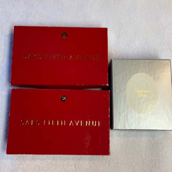 Saks Fifth Avenue and Christian Dior Gift Boxes - Picture 1 of 5